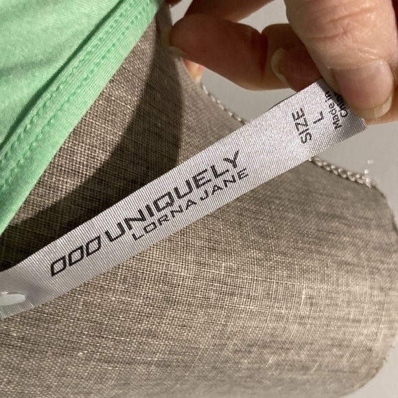 Lorna Jane Neon Green Slouchy Gym Tank Racerback Large - Picture 10 of 12